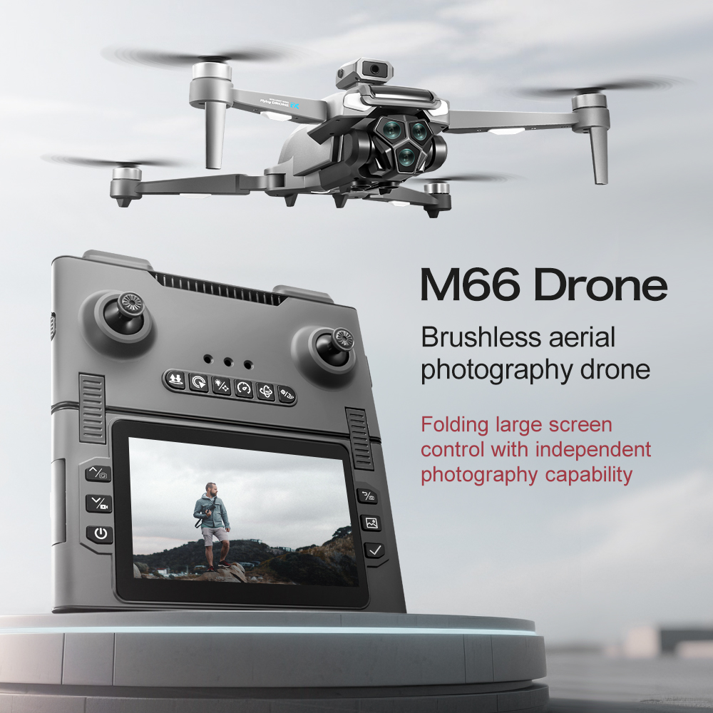 Jjrc Drone X12 - 新しい M66 トリプルバッテリー ブラシレス ドローン、スクリーン リモート付き