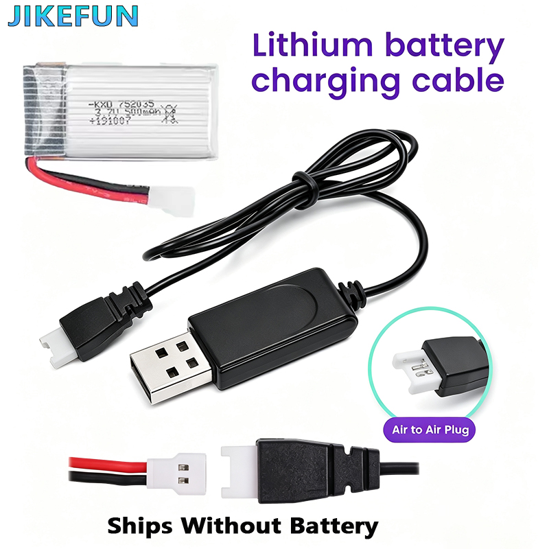 Drone Battery Adapter - 3.7VリチウムポリマーバッテリーUSB充電器、RCドローン、FPV航空機アクセサリー、Qidi560、SU57、Mige530、FX620、FX820、F22バッテリー用