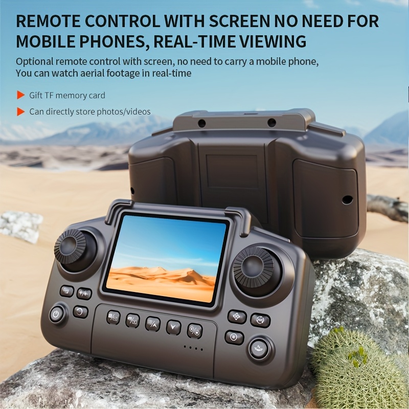 E99 PRO MAX：デュアルHDカメラ、画面付きリモコン - Drone Controller Screen のレビューと価格
