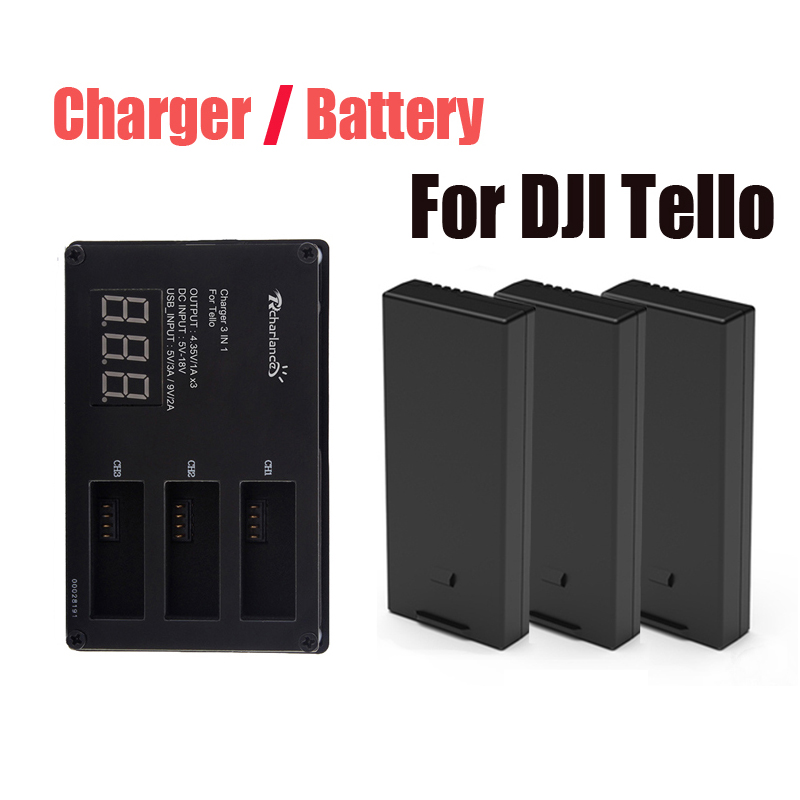オリジナル DJI Tello バッテリー/ドローン Tel - Drone Battery Adapter のレビューと価格