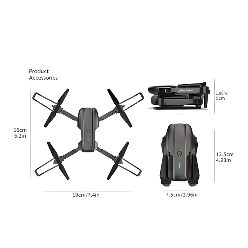 FACEGLE UAV E99 Nova RCドローン ミニ - Drone Controller Screen のレビューと価格